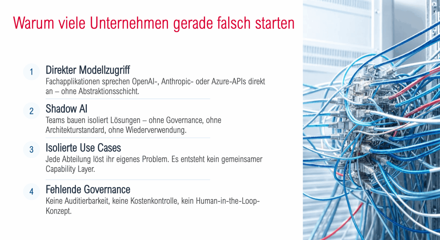 Vom klassischen Workflow zur agentischen Automatisierung im Banking 6 Warum viele Unternehmen gerade falsch starten